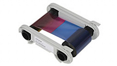 Полноцветная лента  (YMCKOK) для двусторонней печати на 200 оттисков с чистящим роликом в Сочи